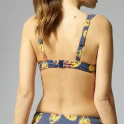 Triangle Bikini Top, Origin Blue