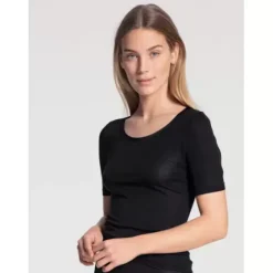 True Confidence Uld/Silke T-Shirt, Sort