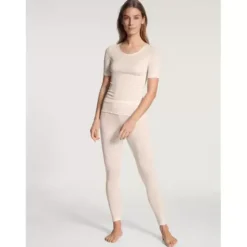 True Confidence Uld/Silke Leggings, Råhvid