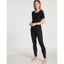 True Confidence Uld/Silke Leggings, Sort