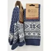 Uldstrømpe 60% Snefnug, Jeans