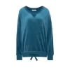 Velour Sweater, Smoky Blue