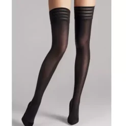 Velvet De Luxe 50 Stay-Up, Black