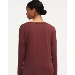 Yara Bluse, Mahogany