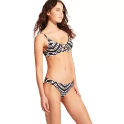 Zanzibar Bikini Top, Sort